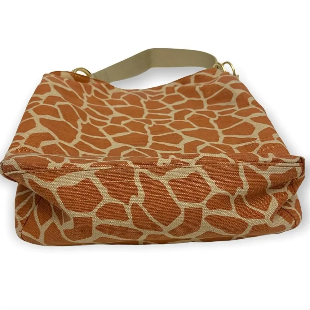 JPK Paris 75 Giraffe Print LE Bucket Canvas Tote Bag